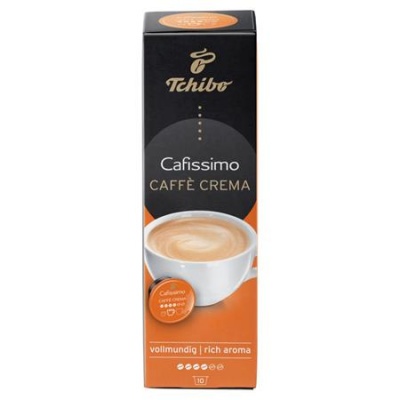 Kávékapszula, 10 db, TCHIBO "Cafissimo Caffé Crema Rich"